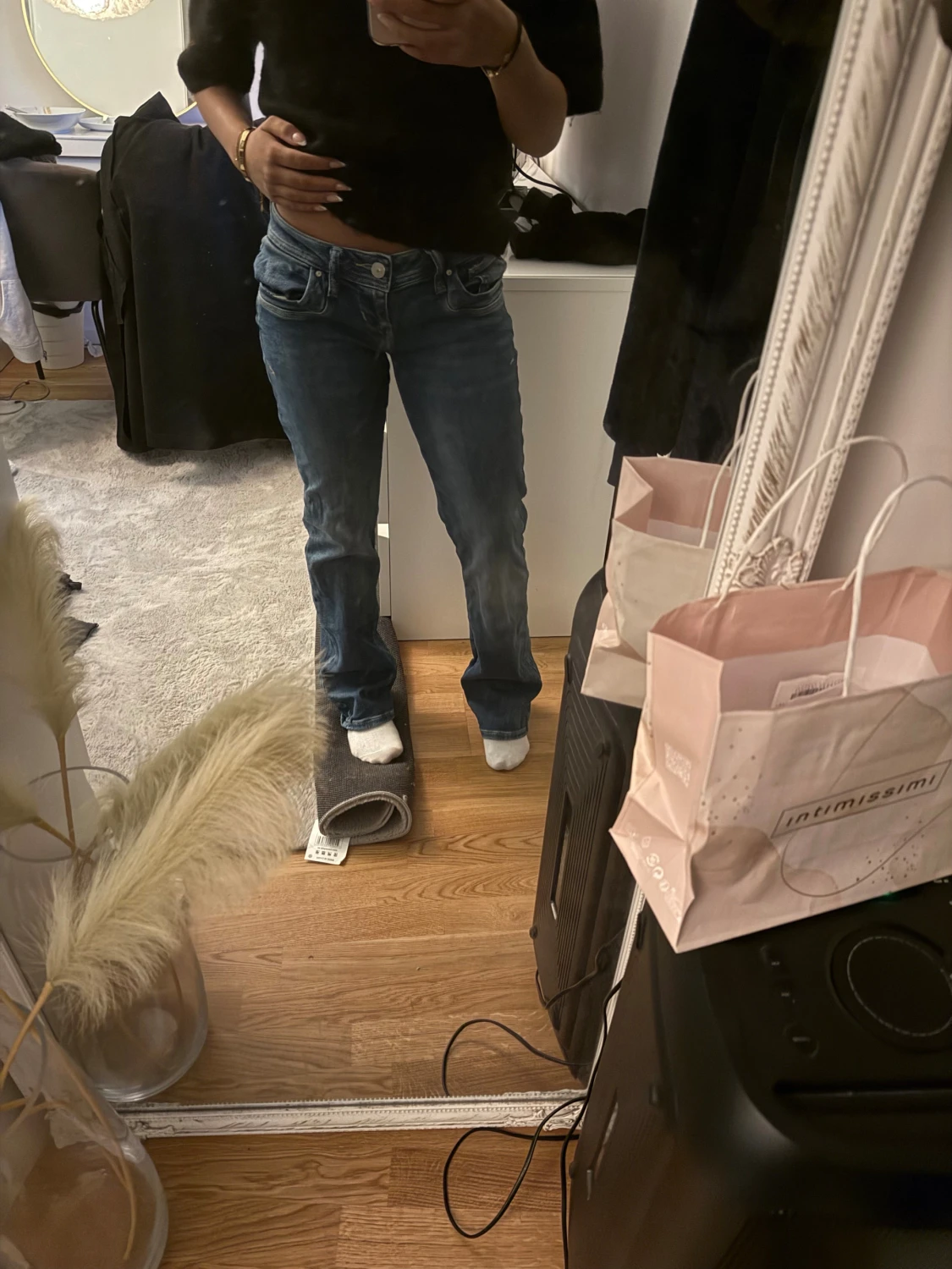 Blå bootcut jeans från LTB