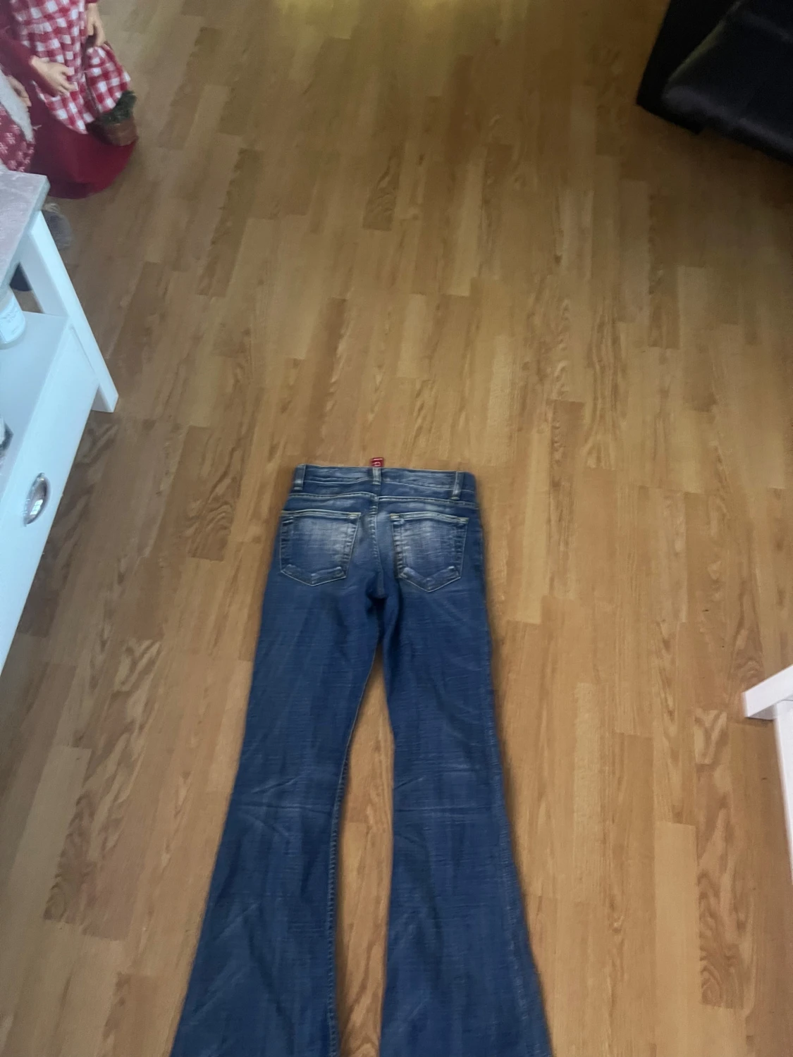 Blå bootcut jeans H&M - 1
