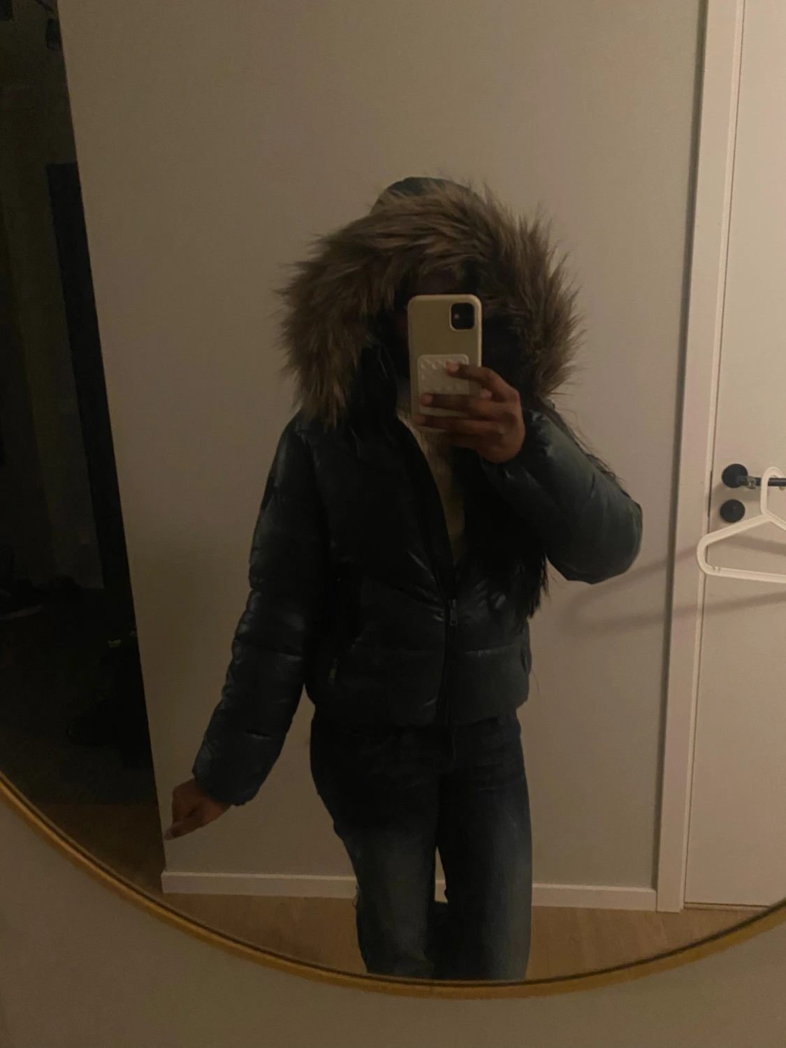 Mörkgrön pufferjacka från ONLY - 1