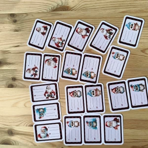  20 st Julklappsetiketter med ugglor och tomtar -  20 st Roliga och färgglada julklappsetiketter med motiv av söta ugglor och klassiska tomtar. Perfekt för att göra dina julklappar extra personliga och festliga! Passar dig som gillar kreativa detaljer och vill sätta en unik touch på dina presenter.