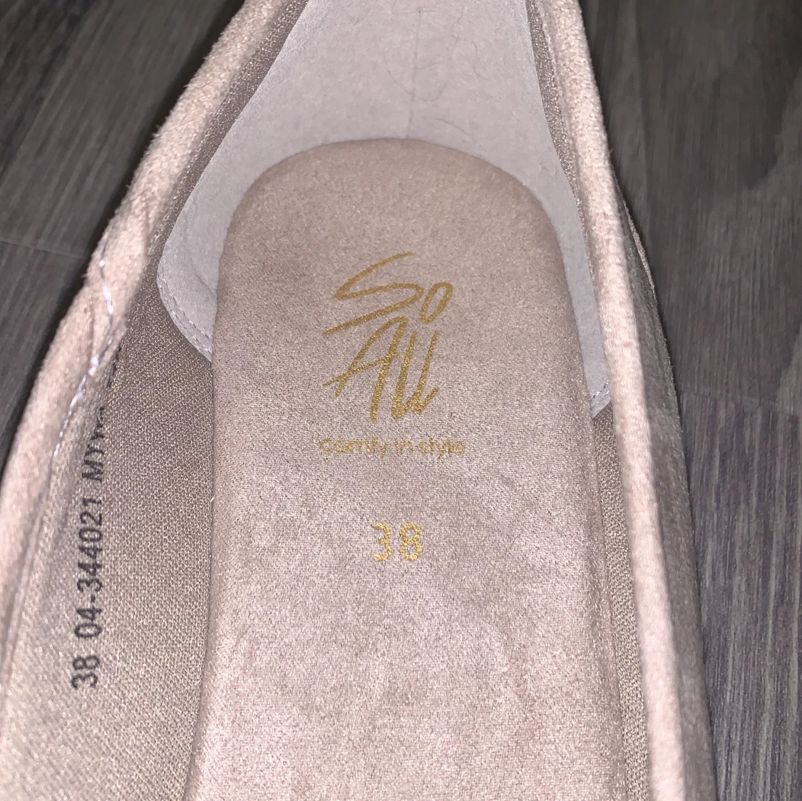 Ballerinaskor beige/grå - 3