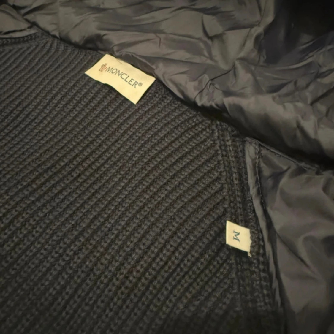 Mörkblå cardiganjacka från Moncler M - 2