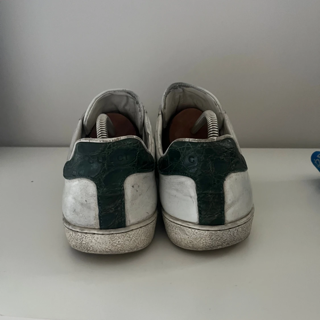 Gucci Ace vita sneakers (ÄKTA) - 4
