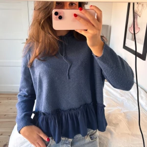 Stickad hoodie - Snygg stickad hoodie 