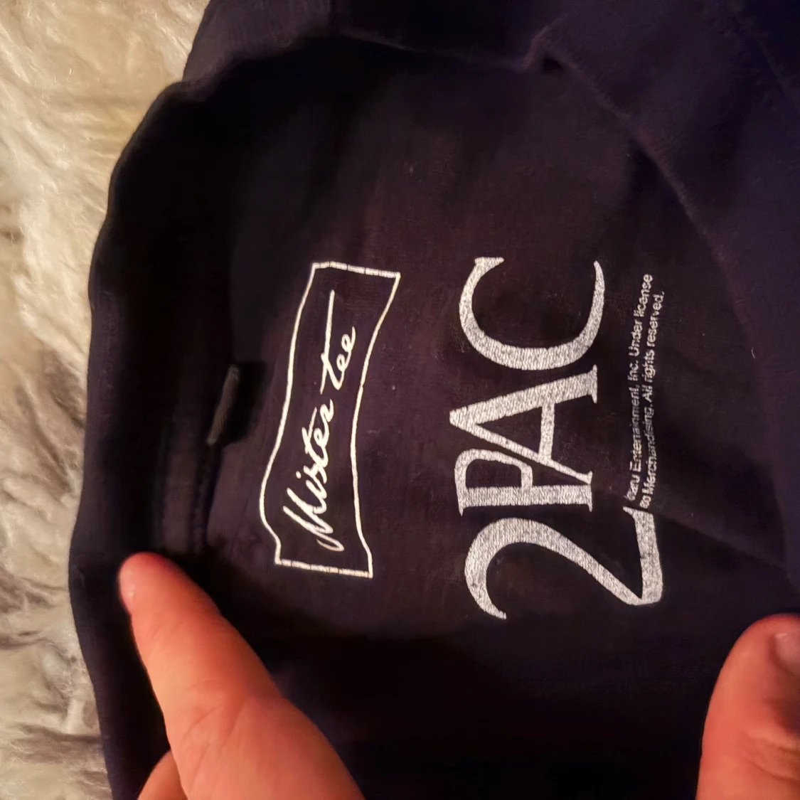 Svart 2Pac t-shirt Mister Tee - 1