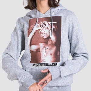 2pac hoodie  - Knappt använd strl L