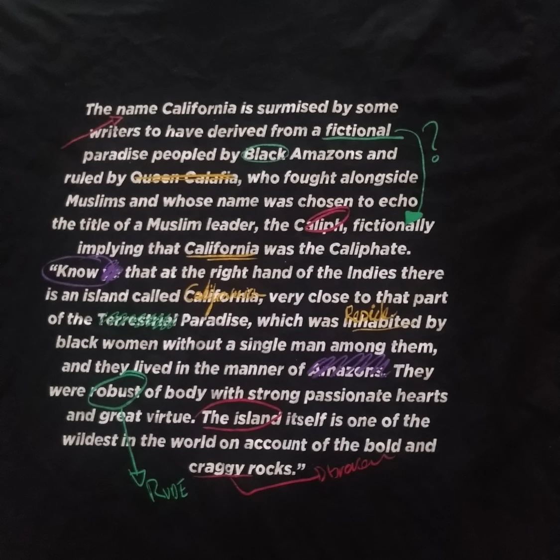 Nice text t-shirt  - 90