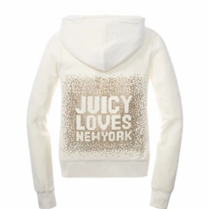  - Krämfärgad Juicy couture tröja i velour material.  Storlek S.  Priset kan diskuteras vid snabb affär. Köparen står för frakt kostnaden 🌸