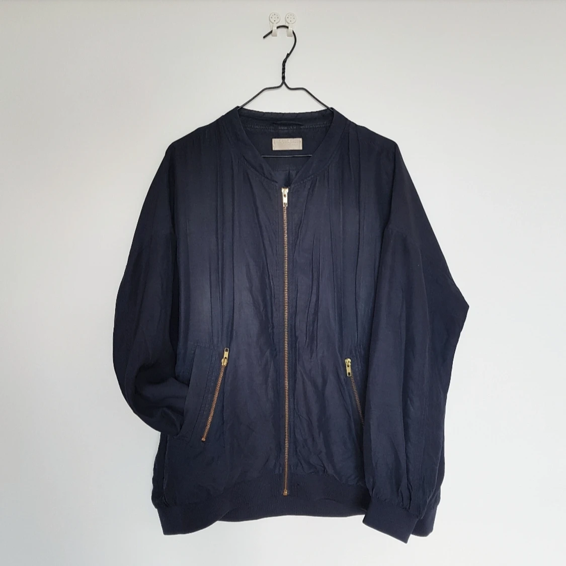 Marinblå bomberjacka 