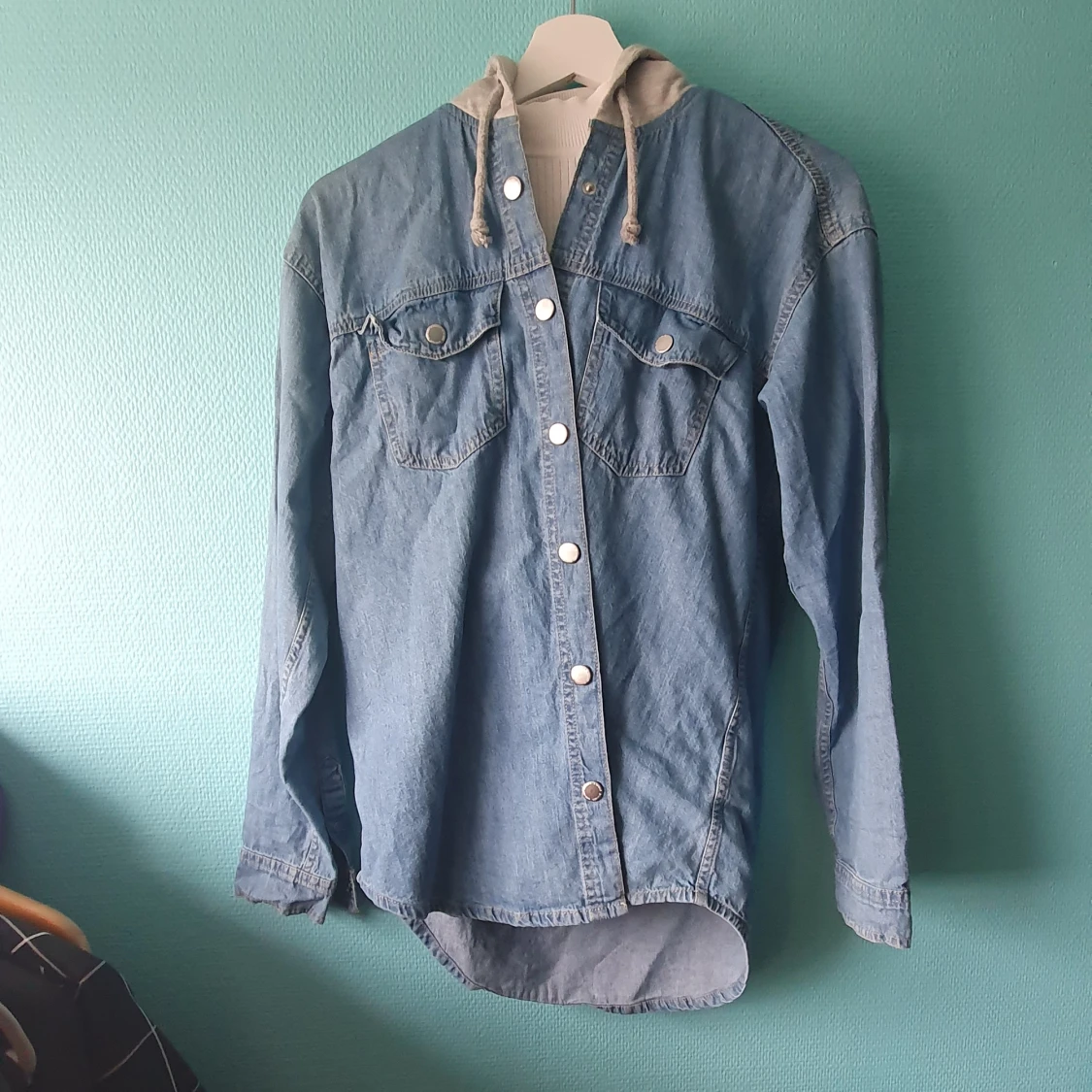 H&M jeans hoodie jacket