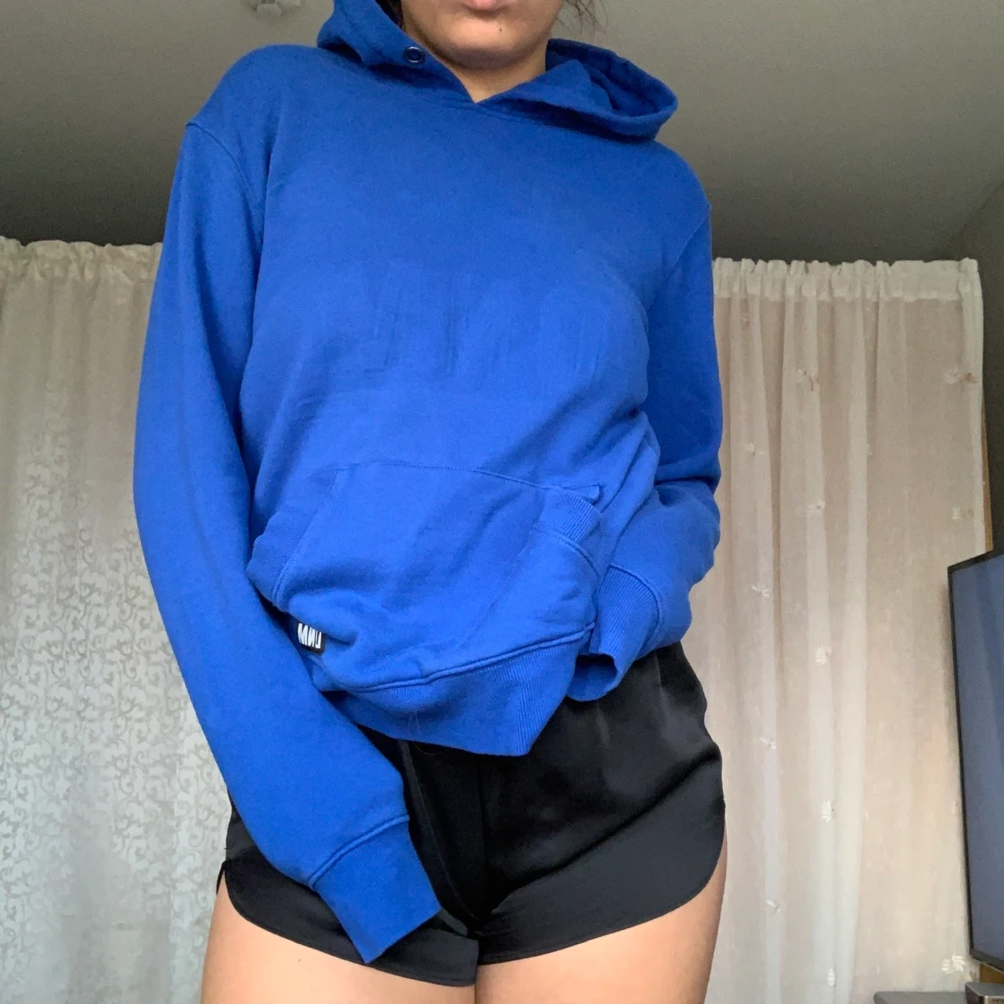 Oversized denim hoodie - 90