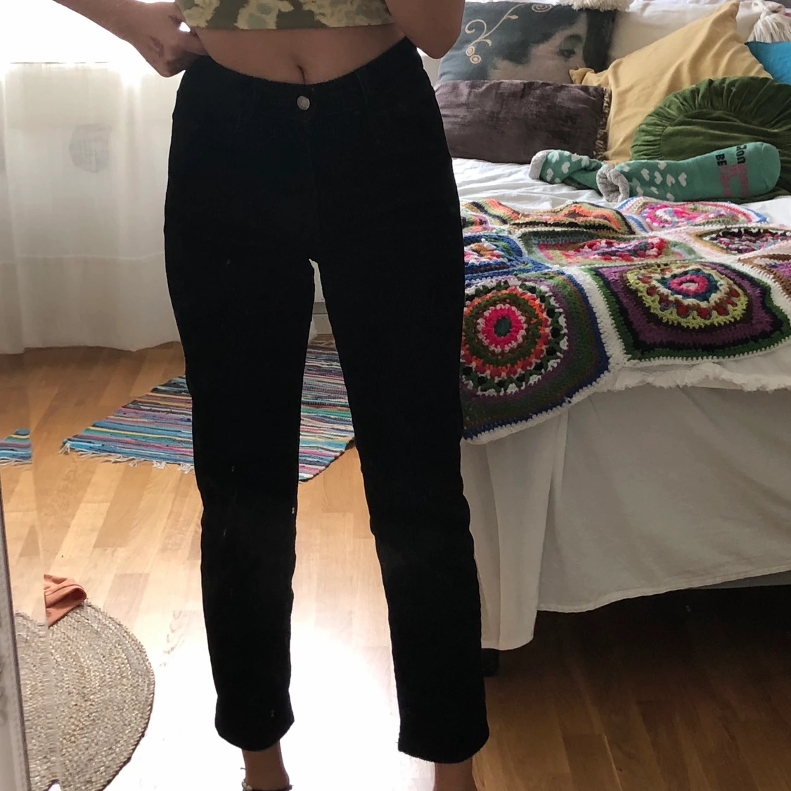Svarta Manchester byxor - 90