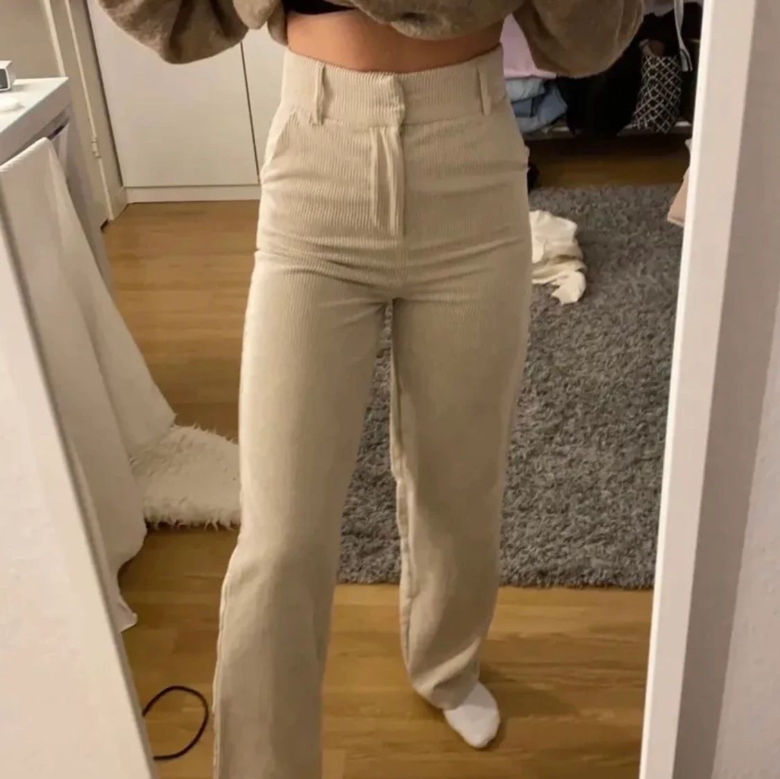 Beiga Manchesterbyxor