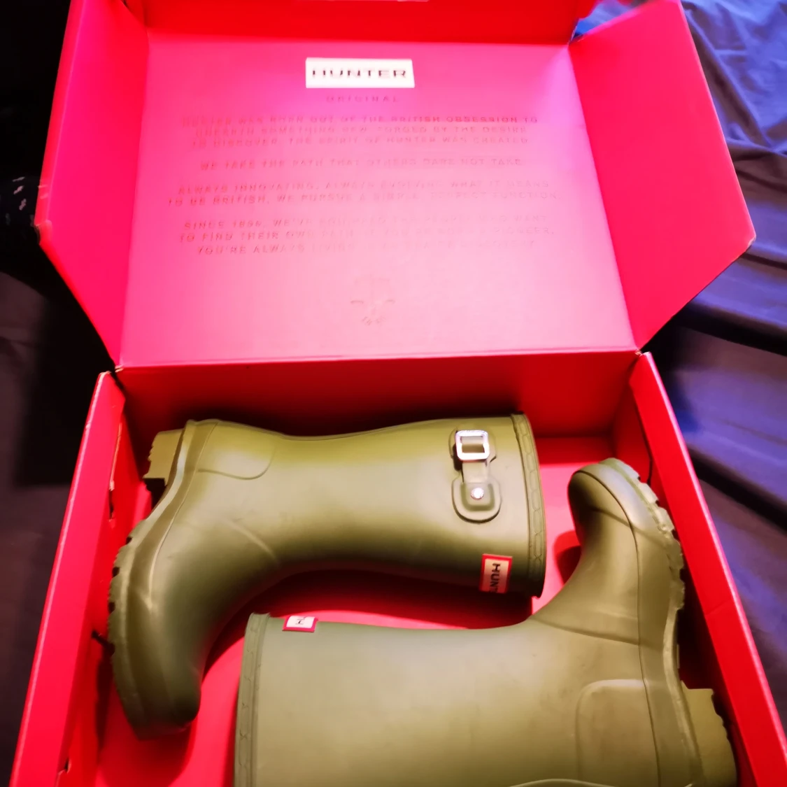 Olivgrön Hunter barn - 91