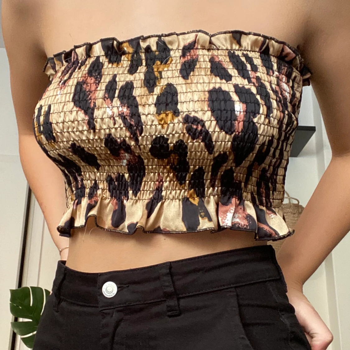 Bandeau topp leopard - 91