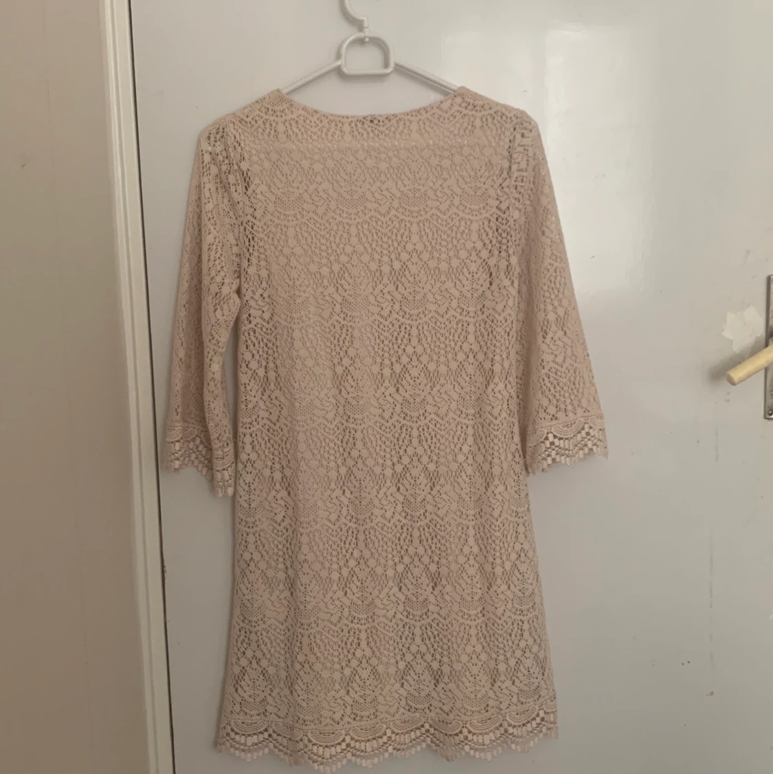 Beige Vintage Klänning - 90