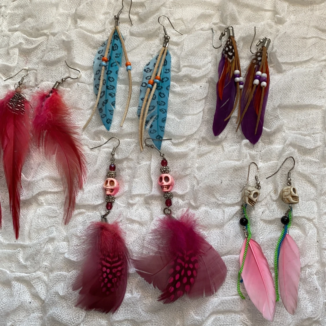 Oanvända örhängen