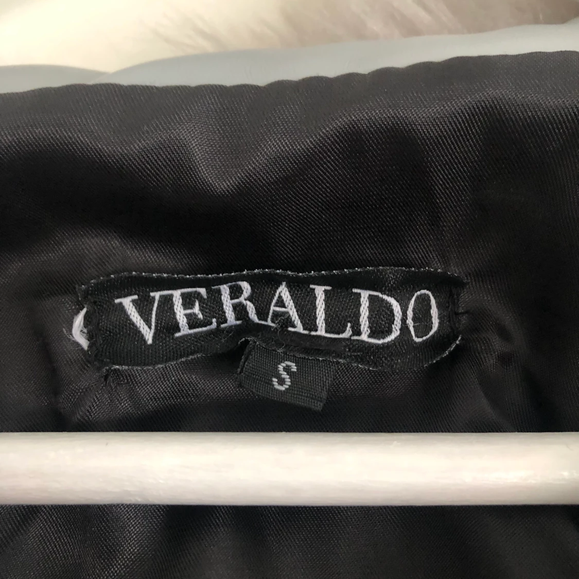 pälsväst, ljusgrå, strl S (fake fur) - 91