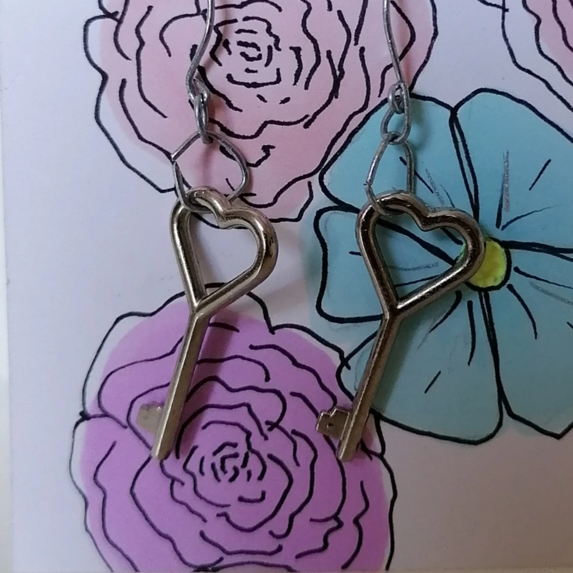 Örhängen med nycklar 