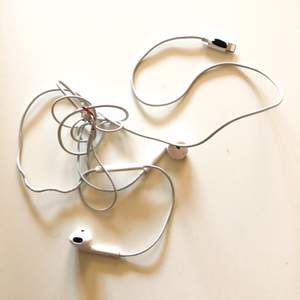 Ett par hörlurar som är ganska använda som funkar till alla iPhone telefoner 