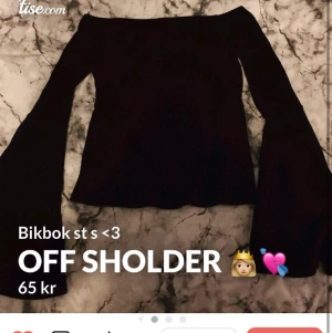 Off shoulder storlek s - Hittade ej bilden i min kamerarulle så tog från min andra sida ! 💓 fraktar eller möts helt upp i Visby ! Storlek s