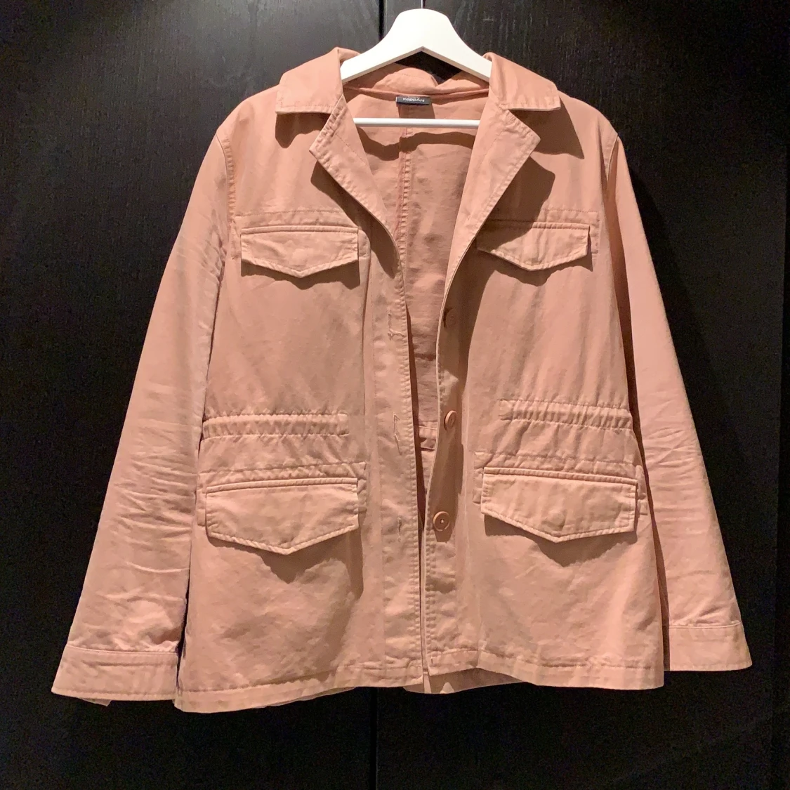 En ljusrosa jeans jacka  - 90