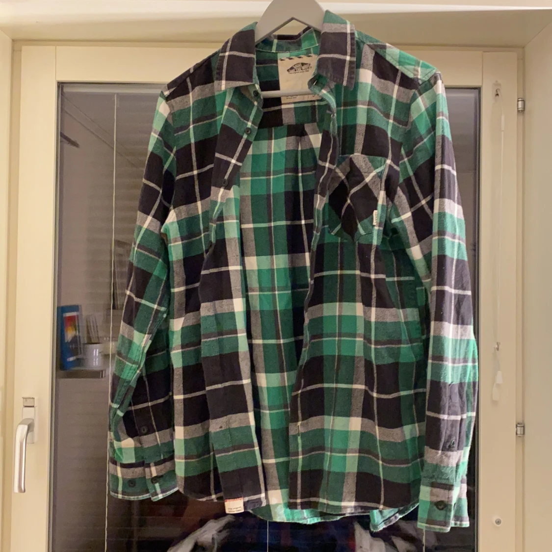 Rutig flanellskjorta