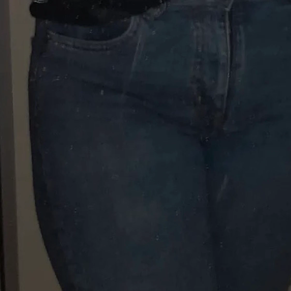 Blå mom jeans  - 91