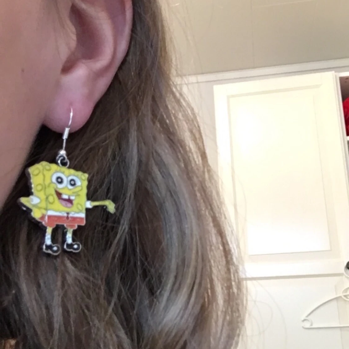 Svampbob tröja +örhängen🦋💞✨ - 90