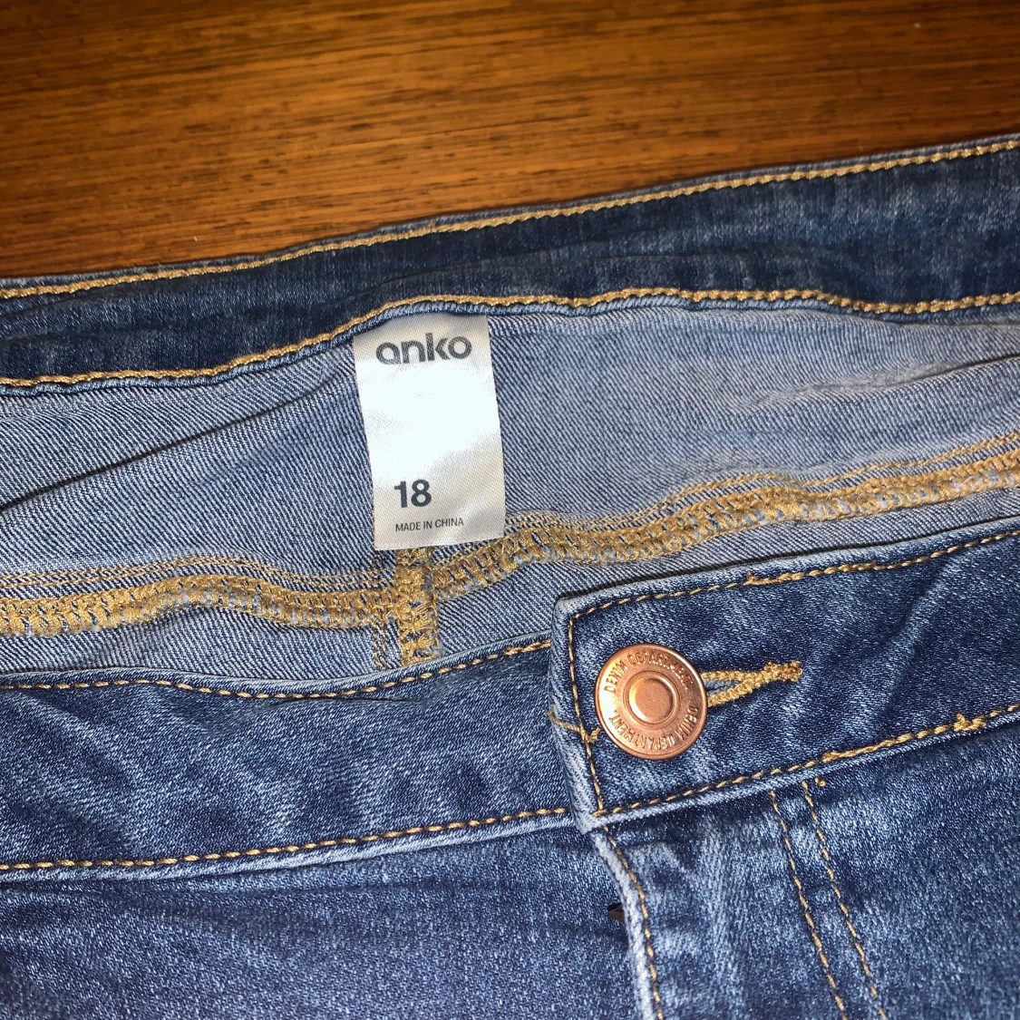 Denim skirt l, barely ever worn - 91