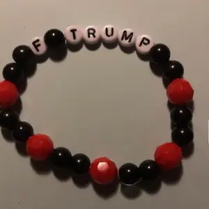 FUCK Trump pärl armband:)