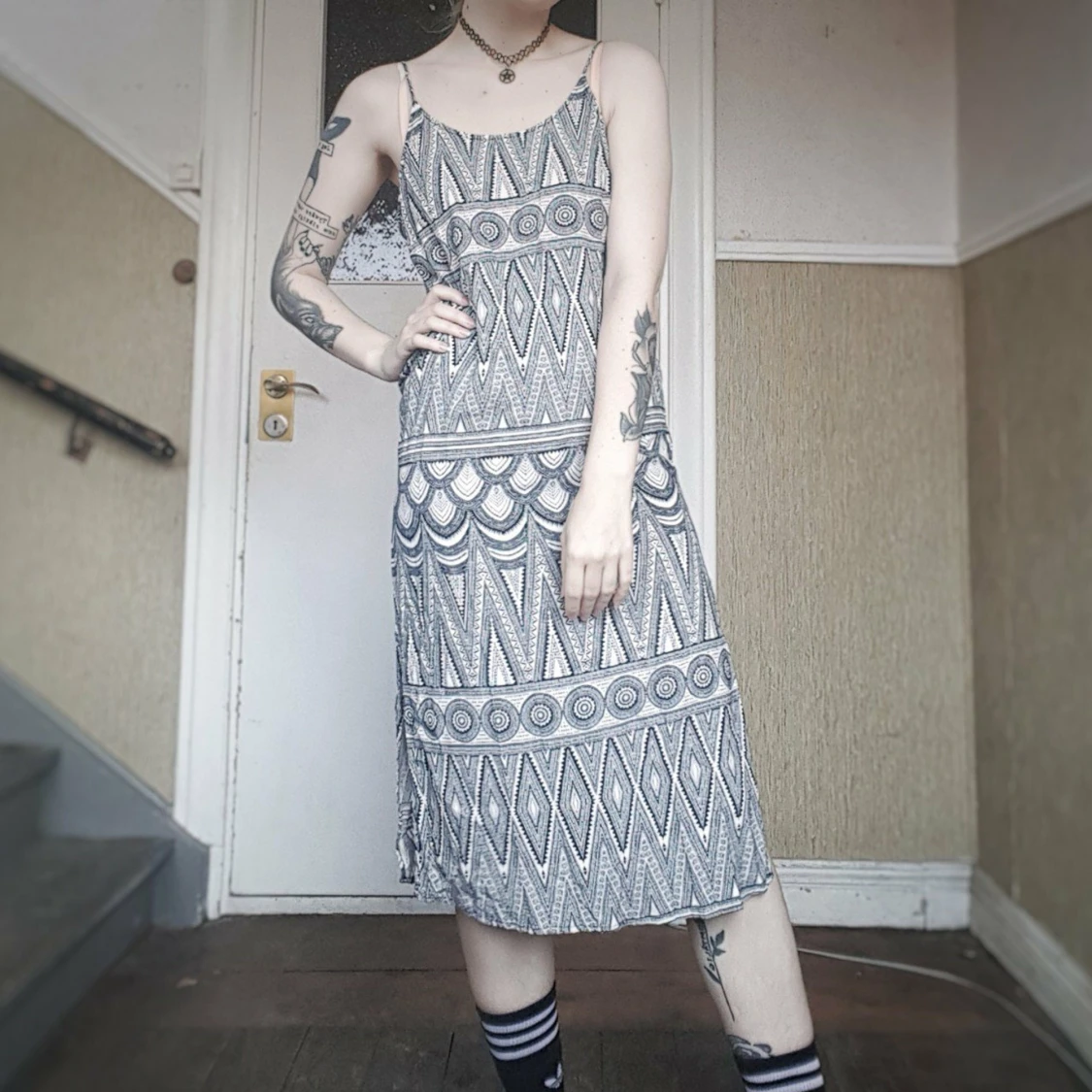 🦋 Mönstrad klänning 🦋