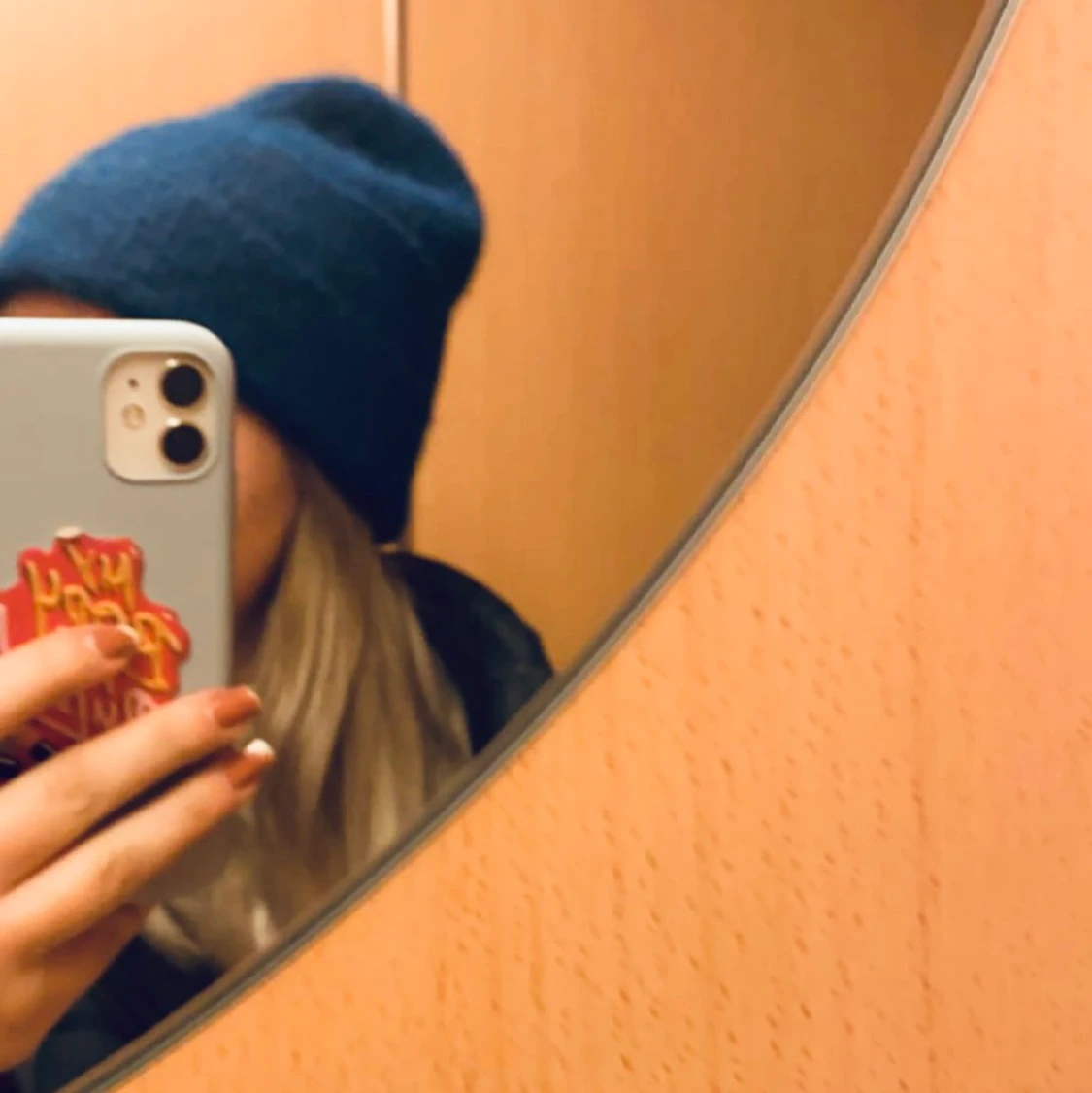 Blå mössa samsøe - 90