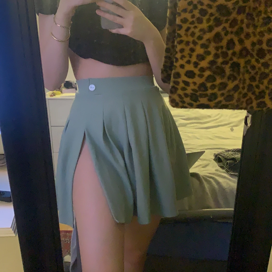 Tenniskjol med slits - 90