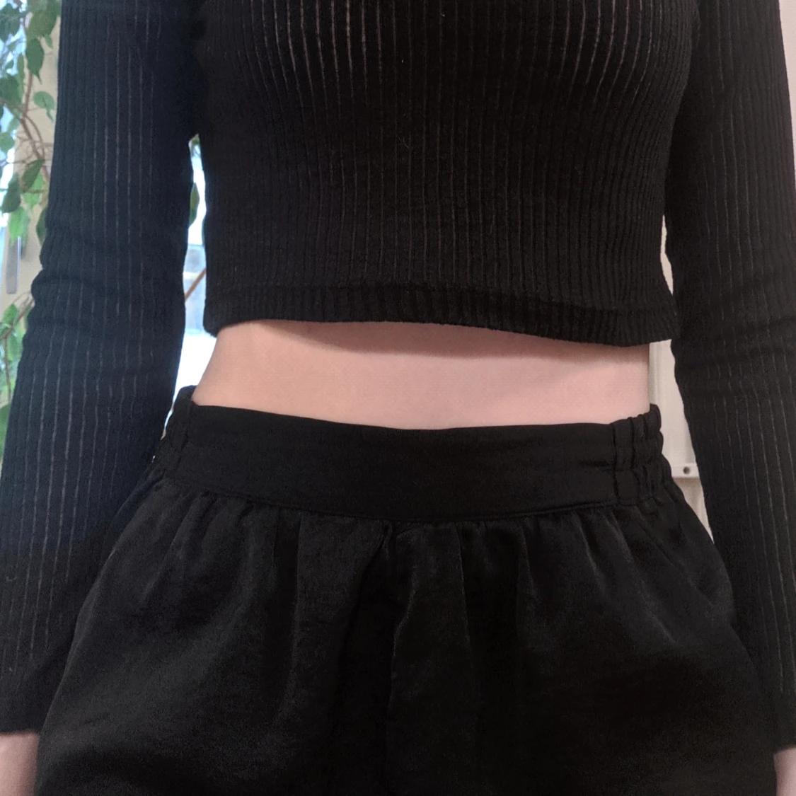 Silkiga vida byxor - 91