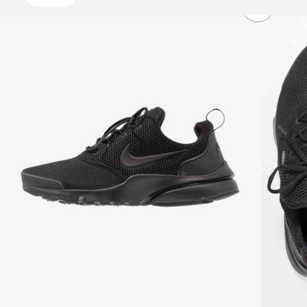 Säljer mina svarta Nike skor för att det inte kommer till användning. Sitter bra och är i bra skick. . Skor.
