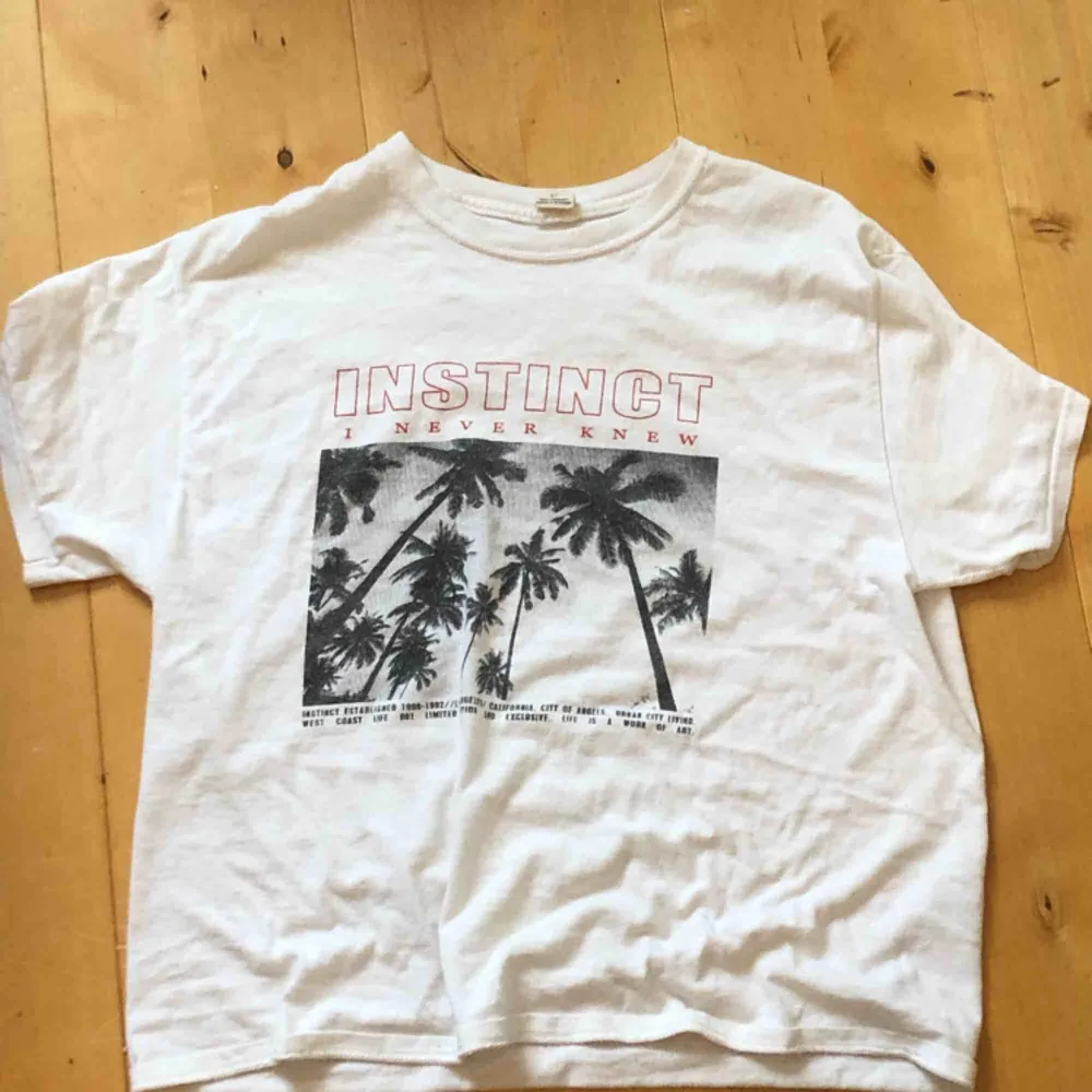 Vit tshirt med tryck från urban outfitters, köpt för kanske 300/350kr. T-shirts.