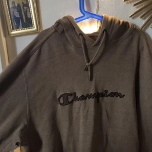  - En beige hoodie från champion, köpt på humana. 
