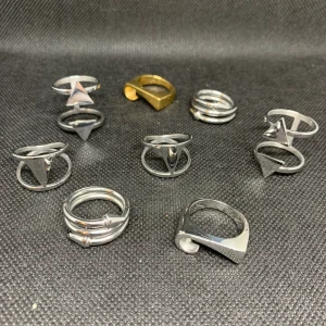 rings  - rings for both girls and boys, 40kr for one.