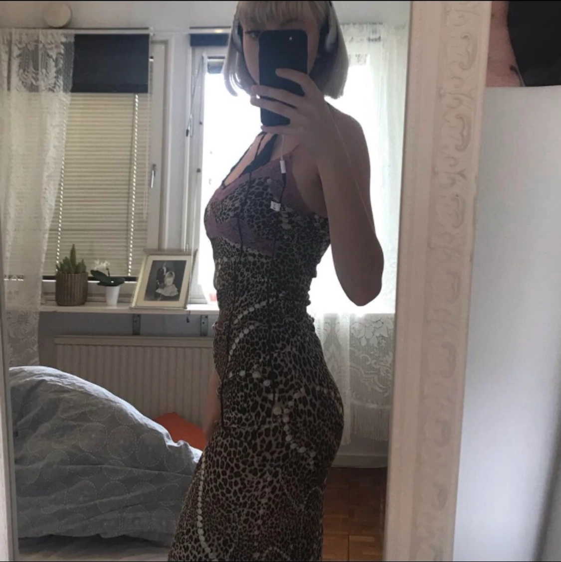 Leopard-set med 90-tals look