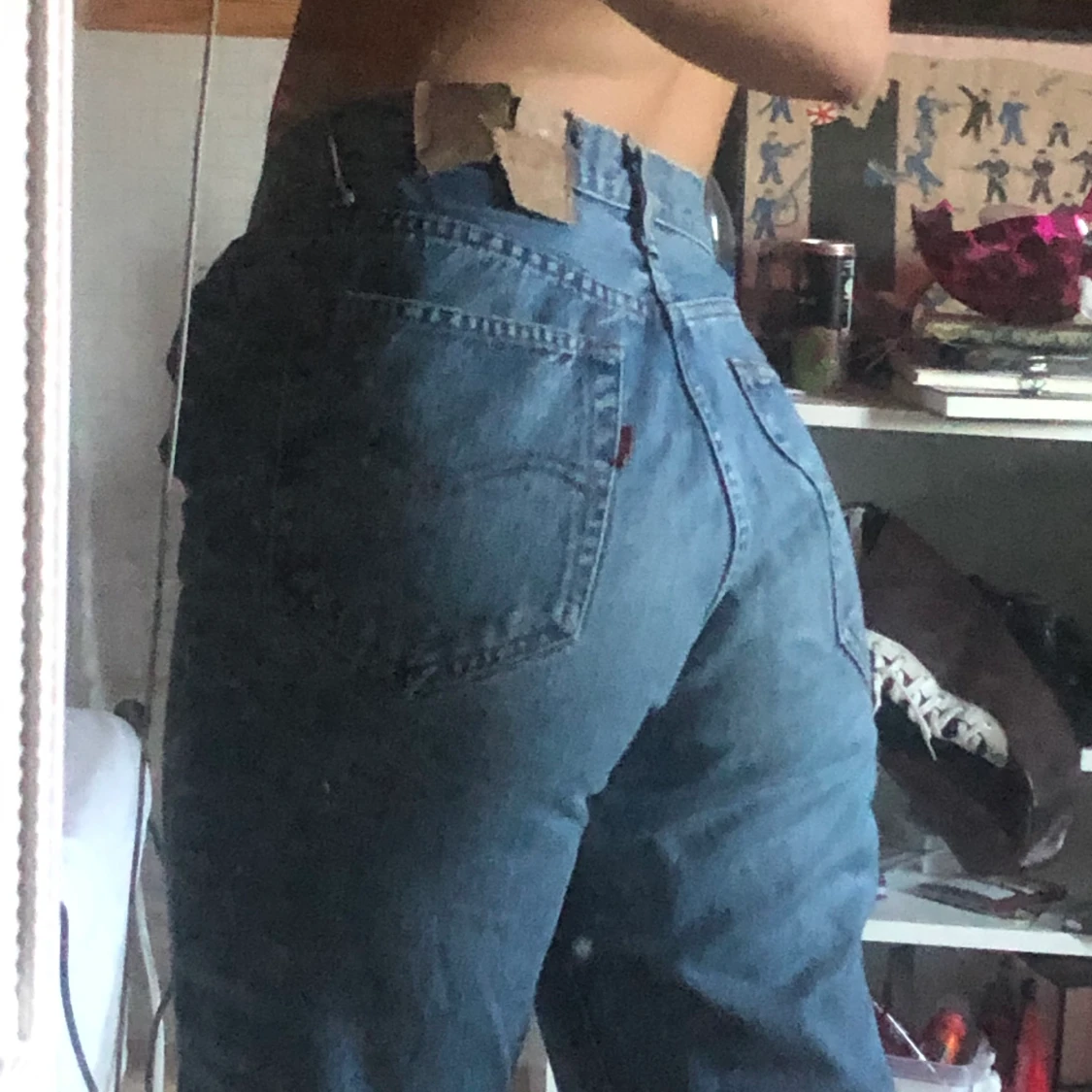 Levis 501 med cowprint detaljer - 91