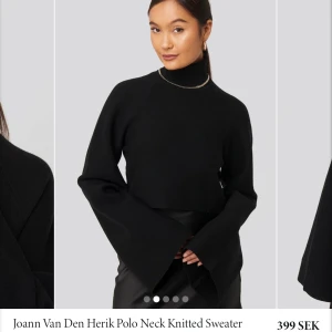 Beige högkragad tröja. - En beige högkragad tröja, aldrig använd, prislappen är dock avtagen. Storlek L men den är kort så passar en storlek S lika bra. 