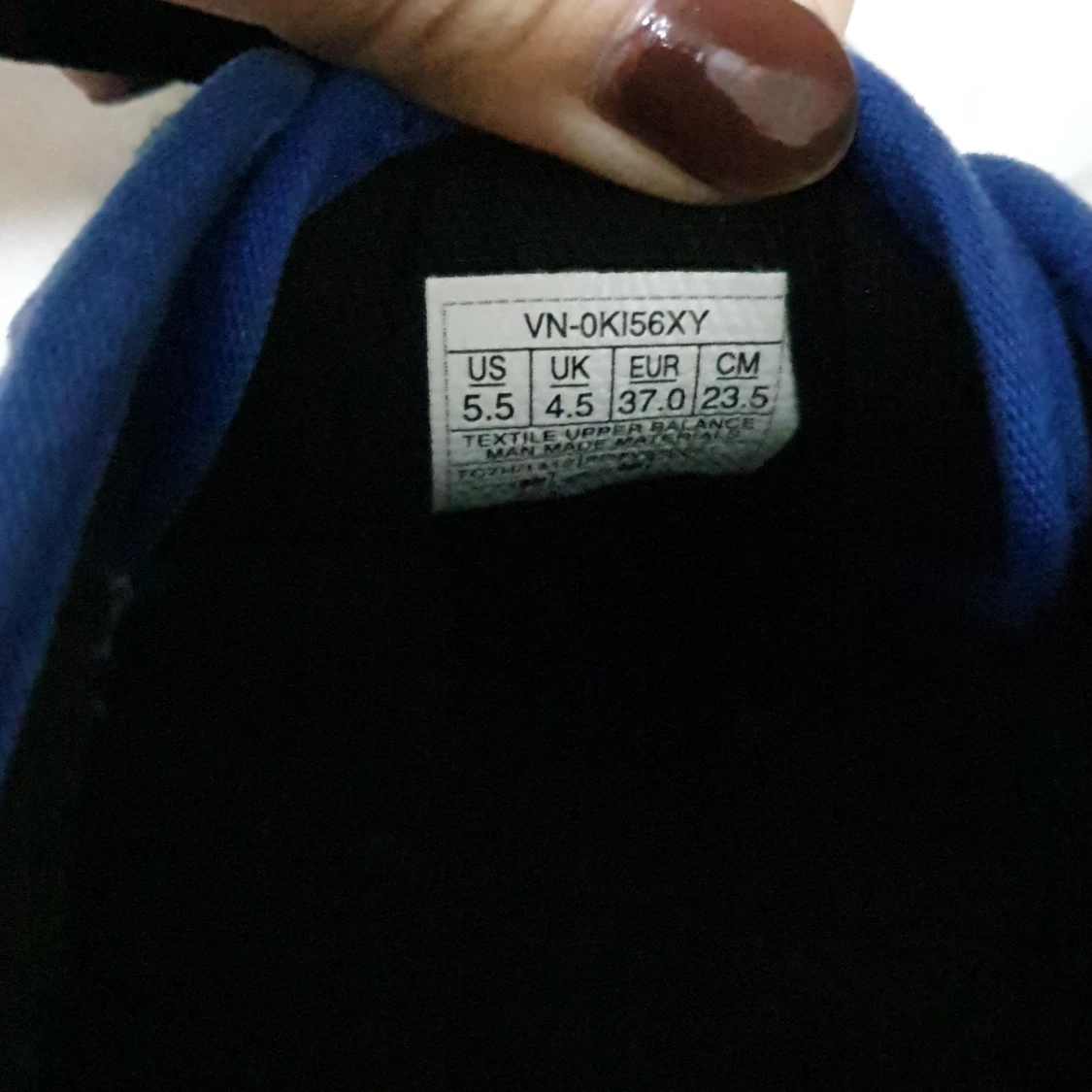 Blåa vans skor - 91