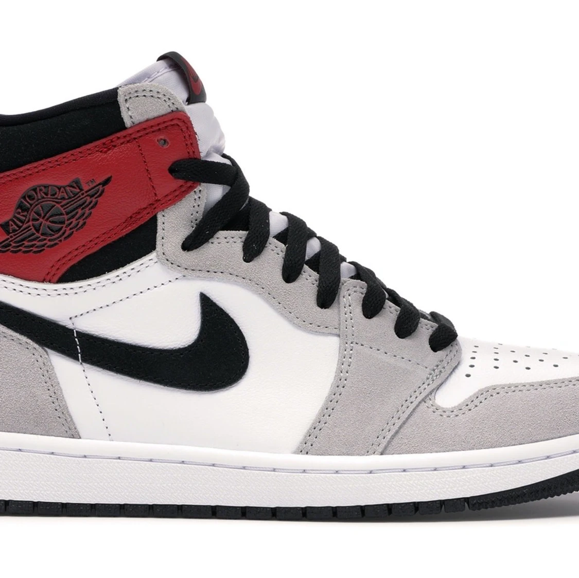 Air Jordan 1 High Smoke Grey Varsity Red