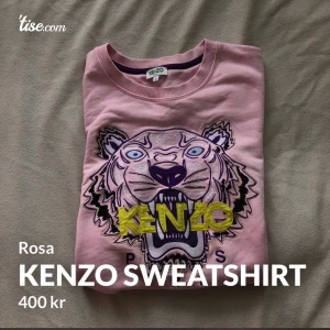 Rosa kenzo sweatshirt  - Sälje nu min rosa kenzo sweatshirt. Den är använd få gånger och är i mycket bra skick! Stl S. (hör av er om ni är intresserad eller har frågor) bud om fler är intresserade.