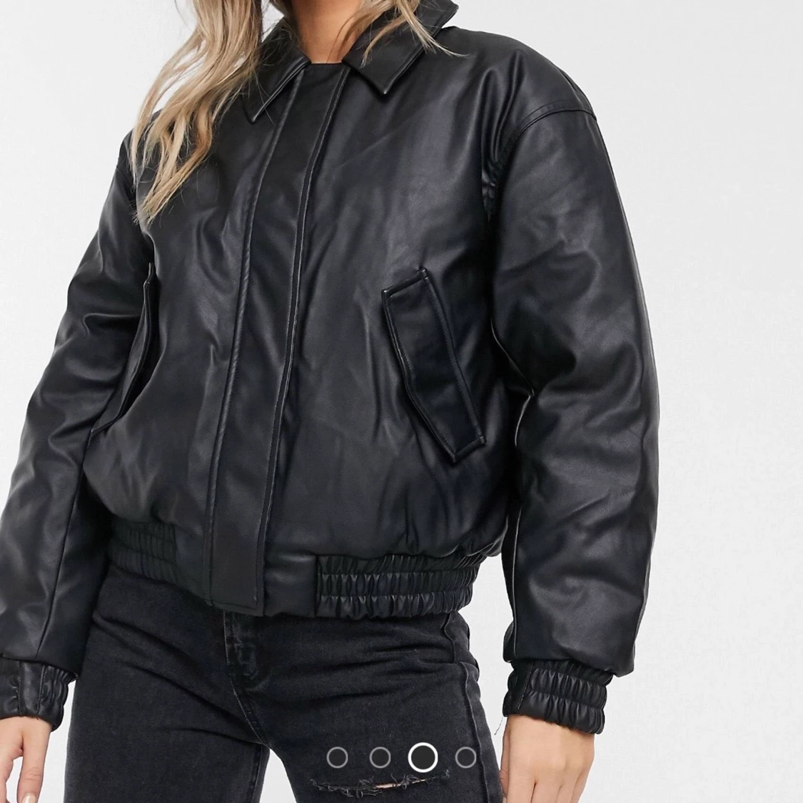 Läderjacka - 90