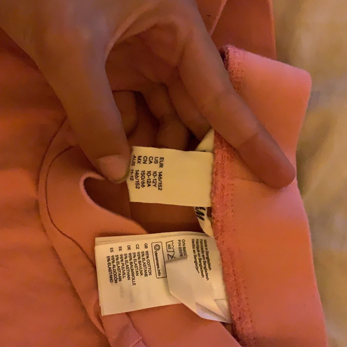 Rosa kjol strl146/152  - 90