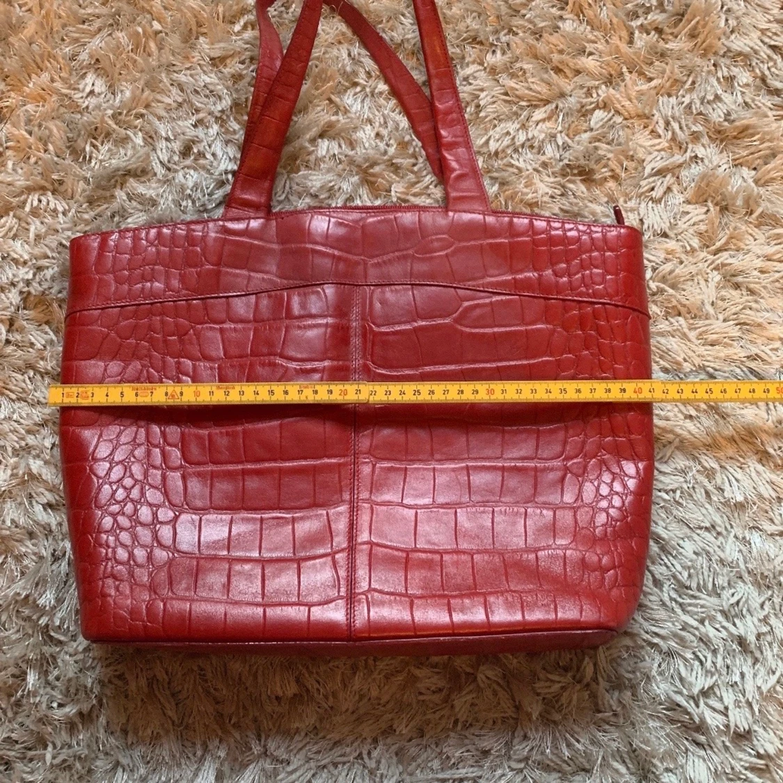 Super fun äkta skin väska! - 90