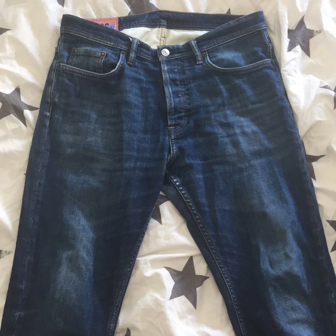 Acne studios jeans river dark blue