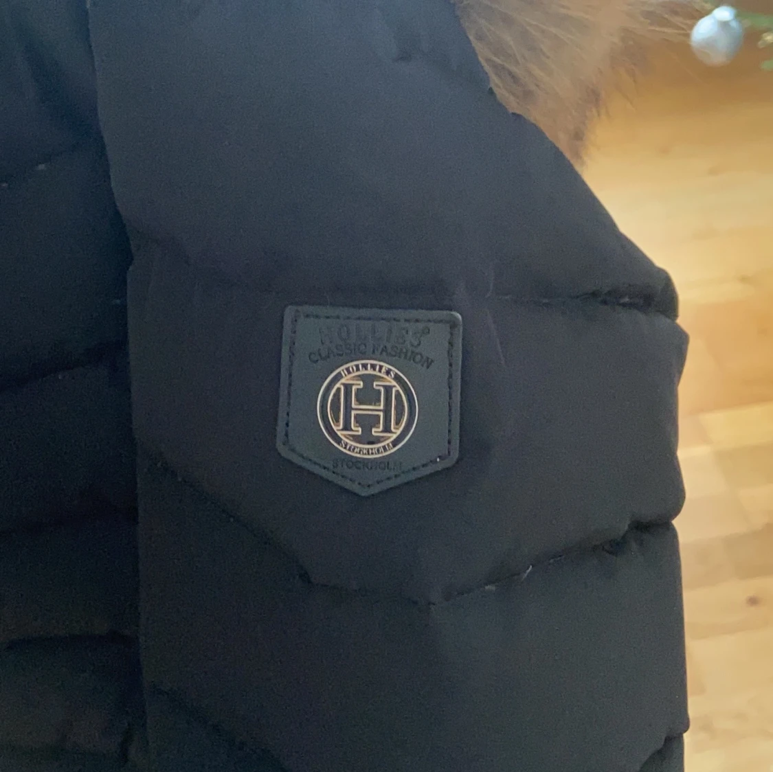 Holliesjacka med äkta päls, strl 36/S💕 - 90